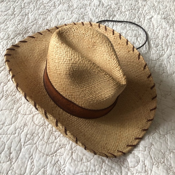 Fiesta cowboy/Cowgirl Straw Hat OS - Picture 4 of 12